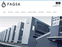 Tablet Screenshot of fagsa.com.mx